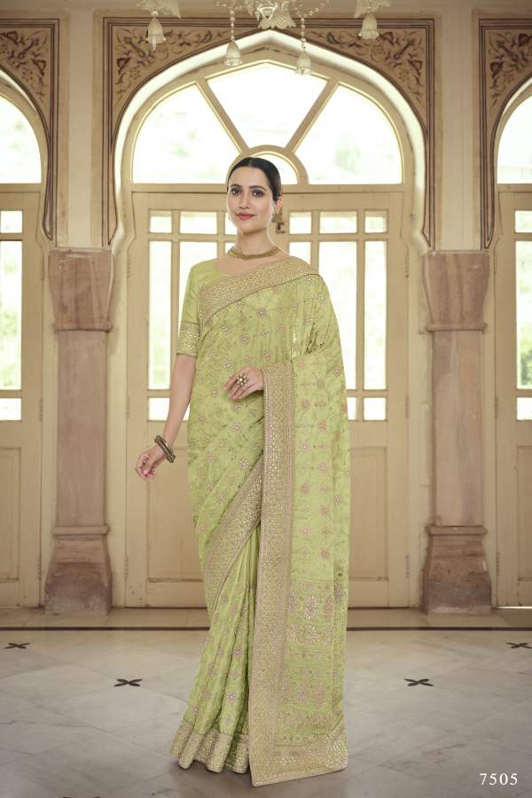 Arya Swarna 2 Party Wear Georgette Wedding Wear Heavy Latest Designer Saree Collection